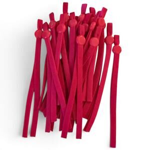 Hot Pink Elastic Adjustable Pull Tab Masks Crafting Masks Sewing Lot Of 19